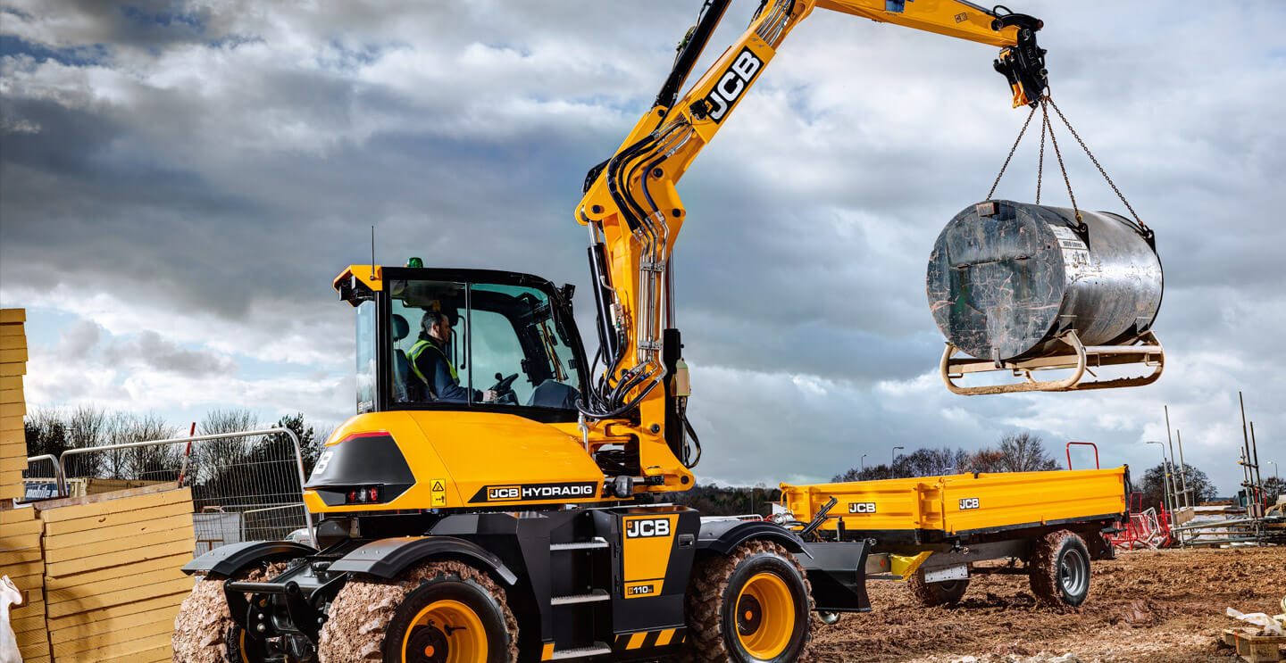 Новый компактный экскаватор JCB Hydradig