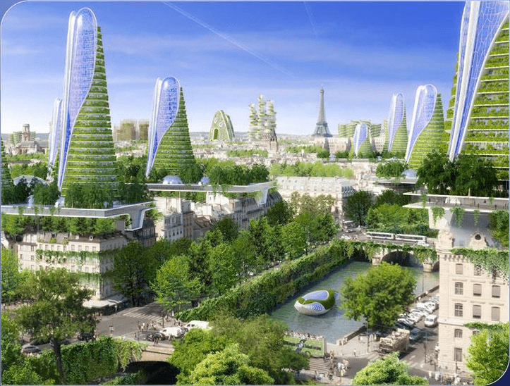 Париж 2050 от Венсана Каллебо