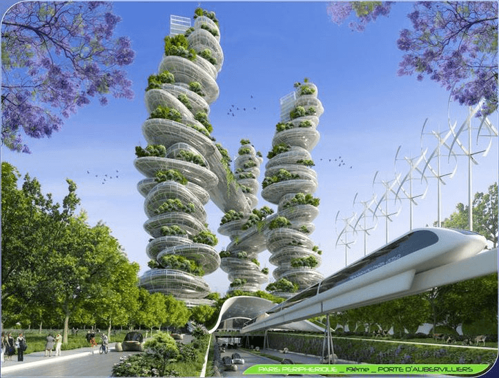 Париж 2050 от Венсана Каллебо