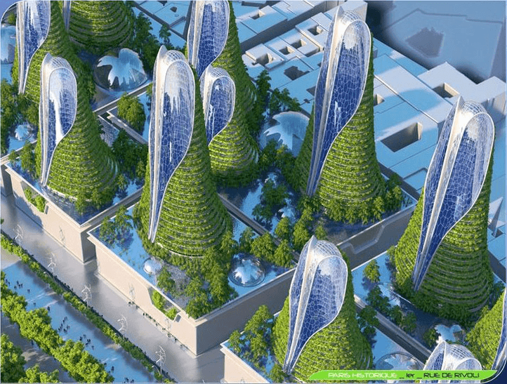 Париж 2050 от Венсана Каллебо