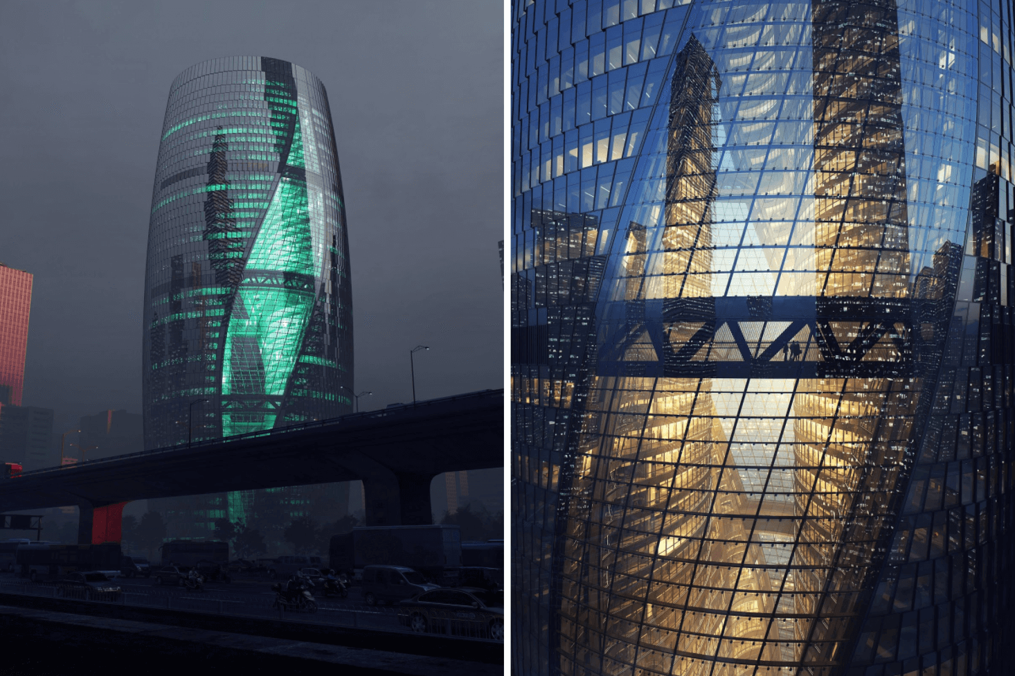 Уникальная башня Leeza Soho