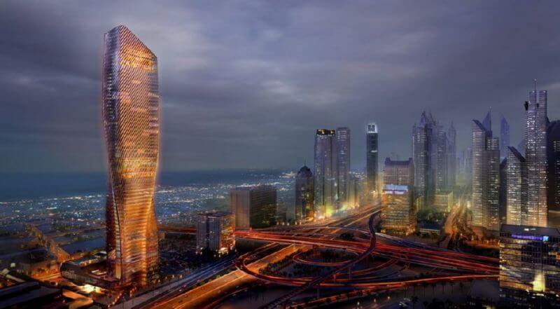 Wasl Tower небоскреб на солнечной энергии