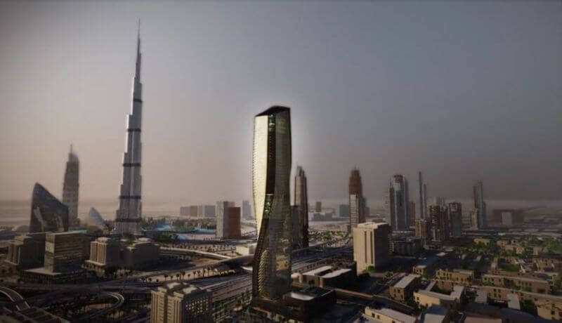Wasl Tower небоскреб на солнечной энергии
