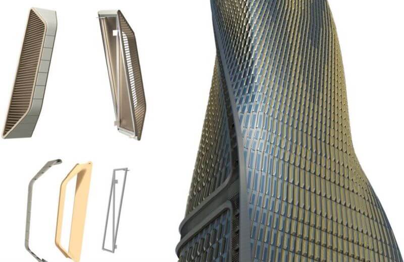 Wasl Tower небоскреб на солнечной энергии